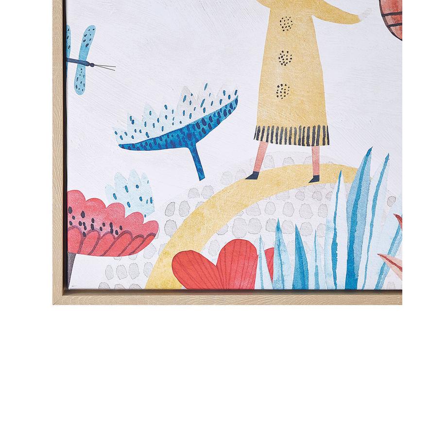 Beliani Imprimé sur toile en Tissu Moderne BIBBIENA  