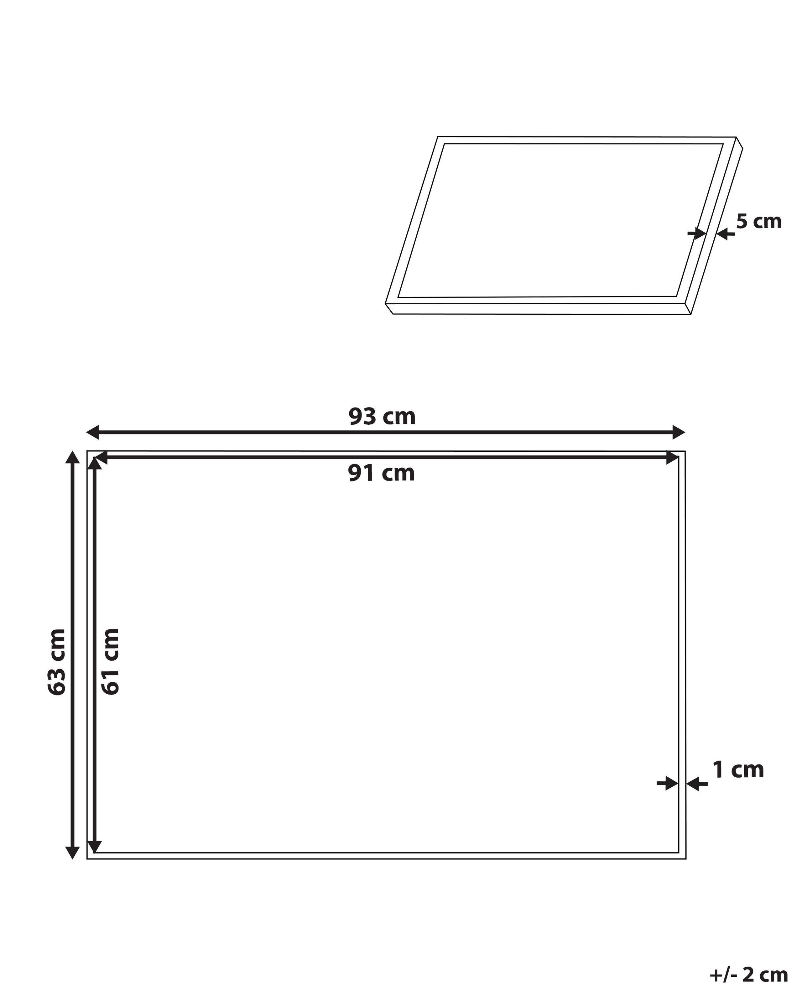 Beliani Stampa su tela en Tessuto Moderno BIBBIENA  