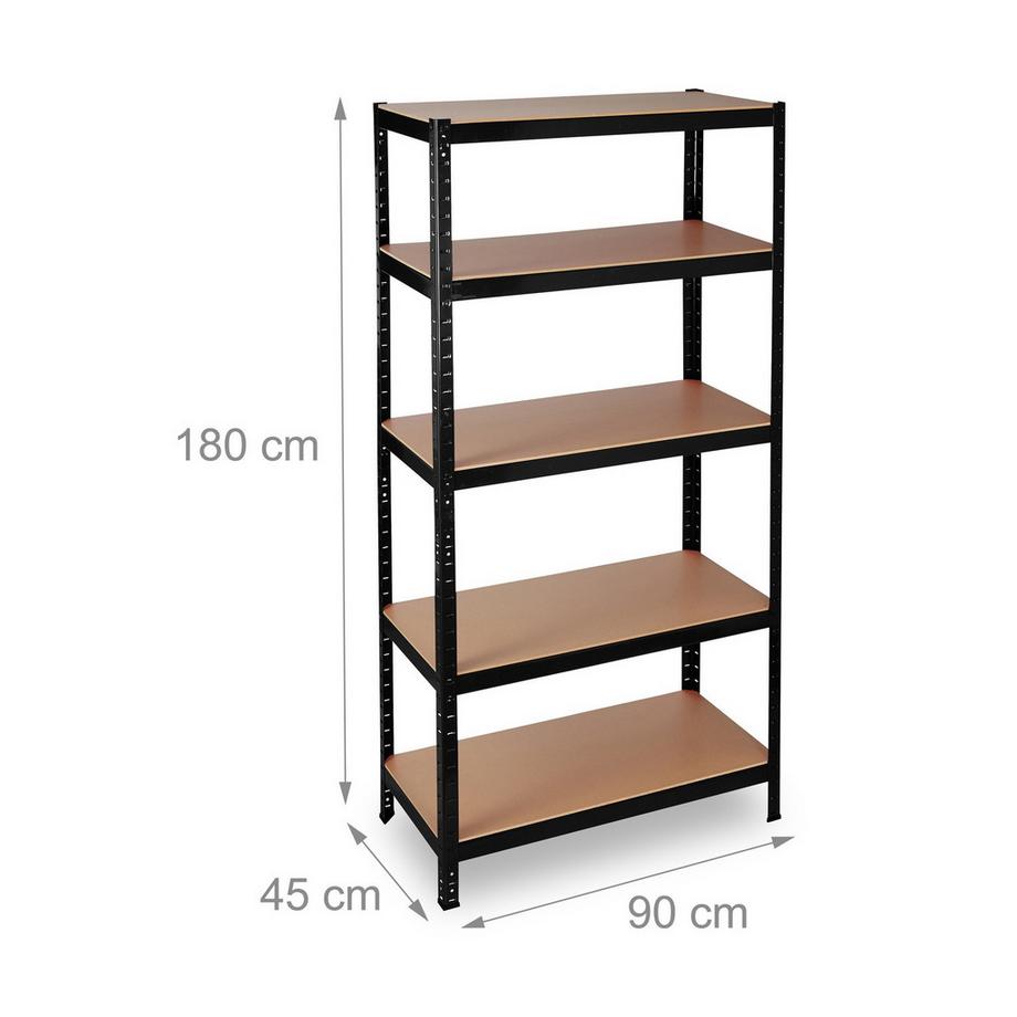 B2X Ripiano portaoggetti 1325 kg nero  