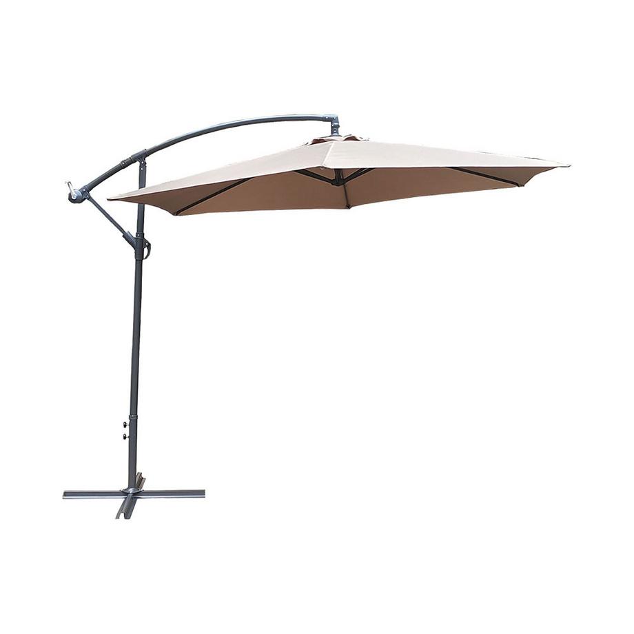 Ampelschirm Ø 3m taupe
