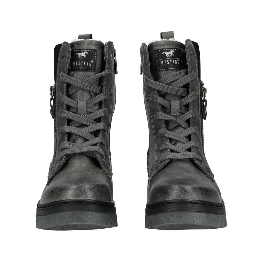 Mustang Bottines à lacets avec zip latéral  