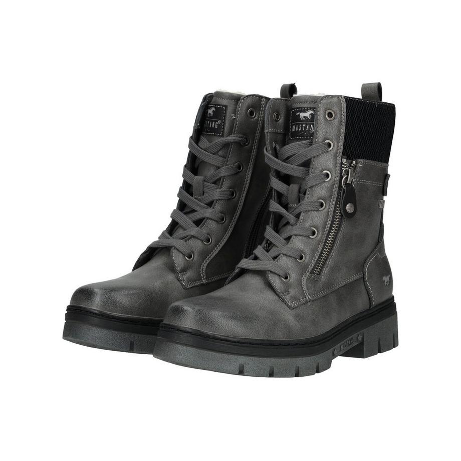 Mustang Bottines à lacets avec zip latéral  