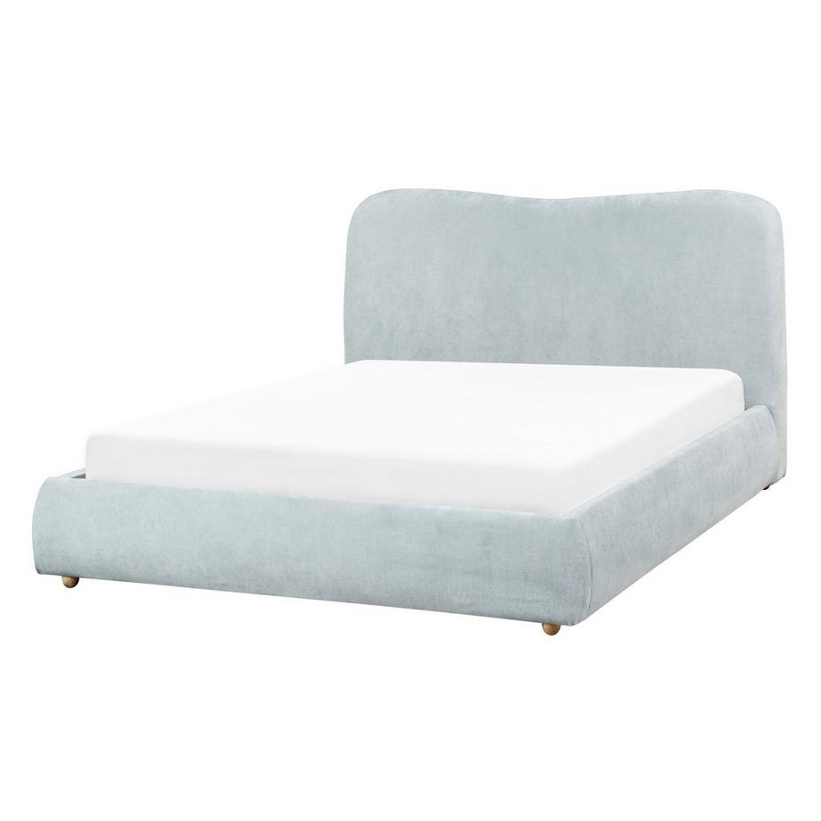 Beliani Lit ottoman en Tissu Moderne BLAGNAC  
