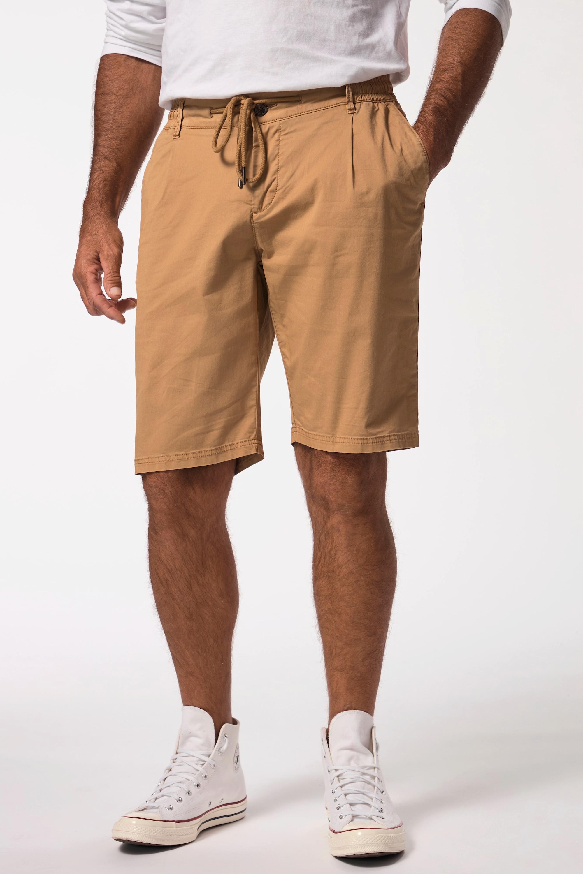 JP1880  Bermuda chino con FLEXNAMIC®, taglio speciale per l'addome e quattro tasche, fino alla tg. 8XL 