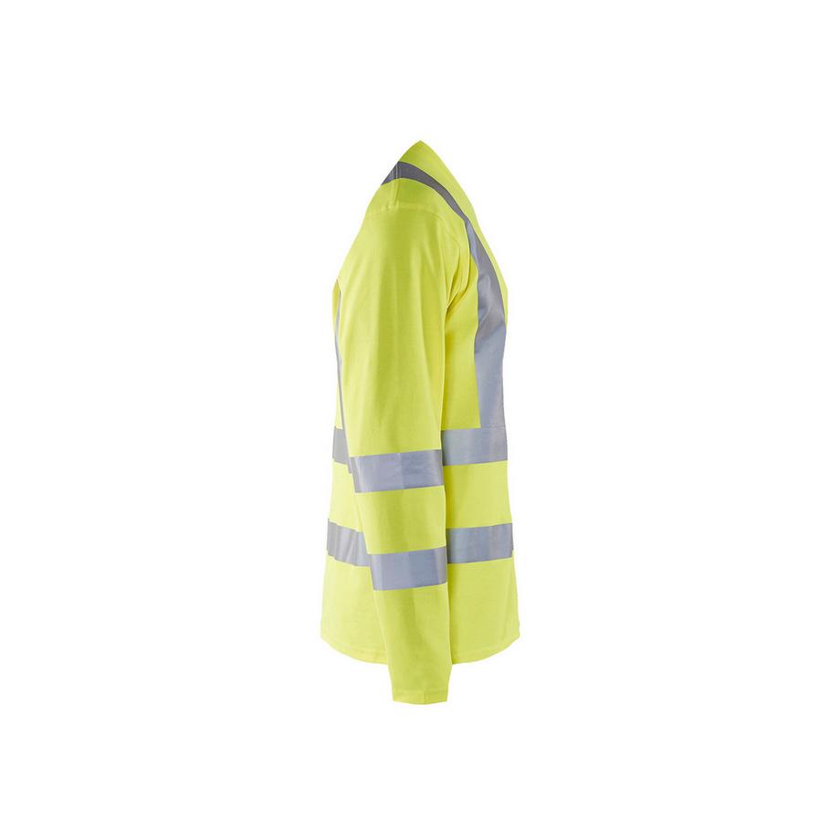 Blaklader T-shirt Maniche Lunghe Alta Visibilità Scollo V Anti-UV  