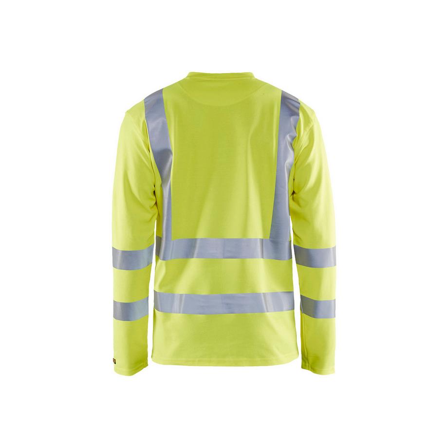 Blaklader T-shirt Maniche Lunghe Alta Visibilità Scollo V Anti-UV  