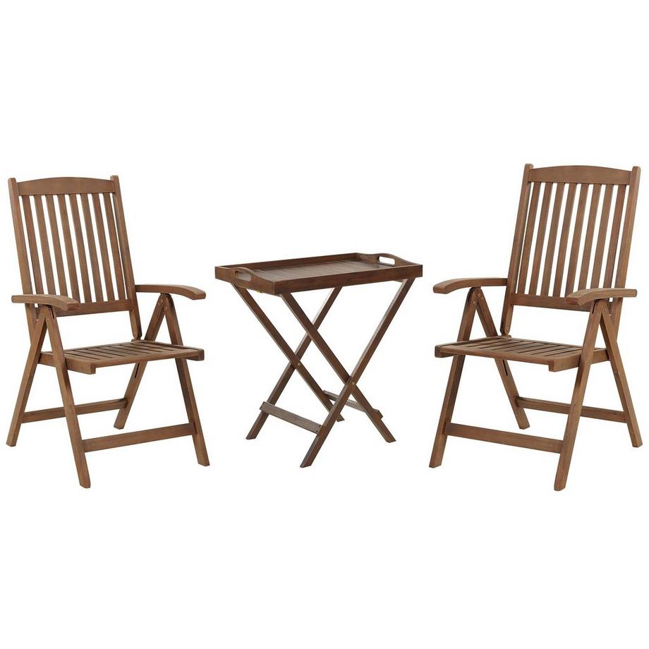 Bistro Set aus Akazienholz  AMANTEA
