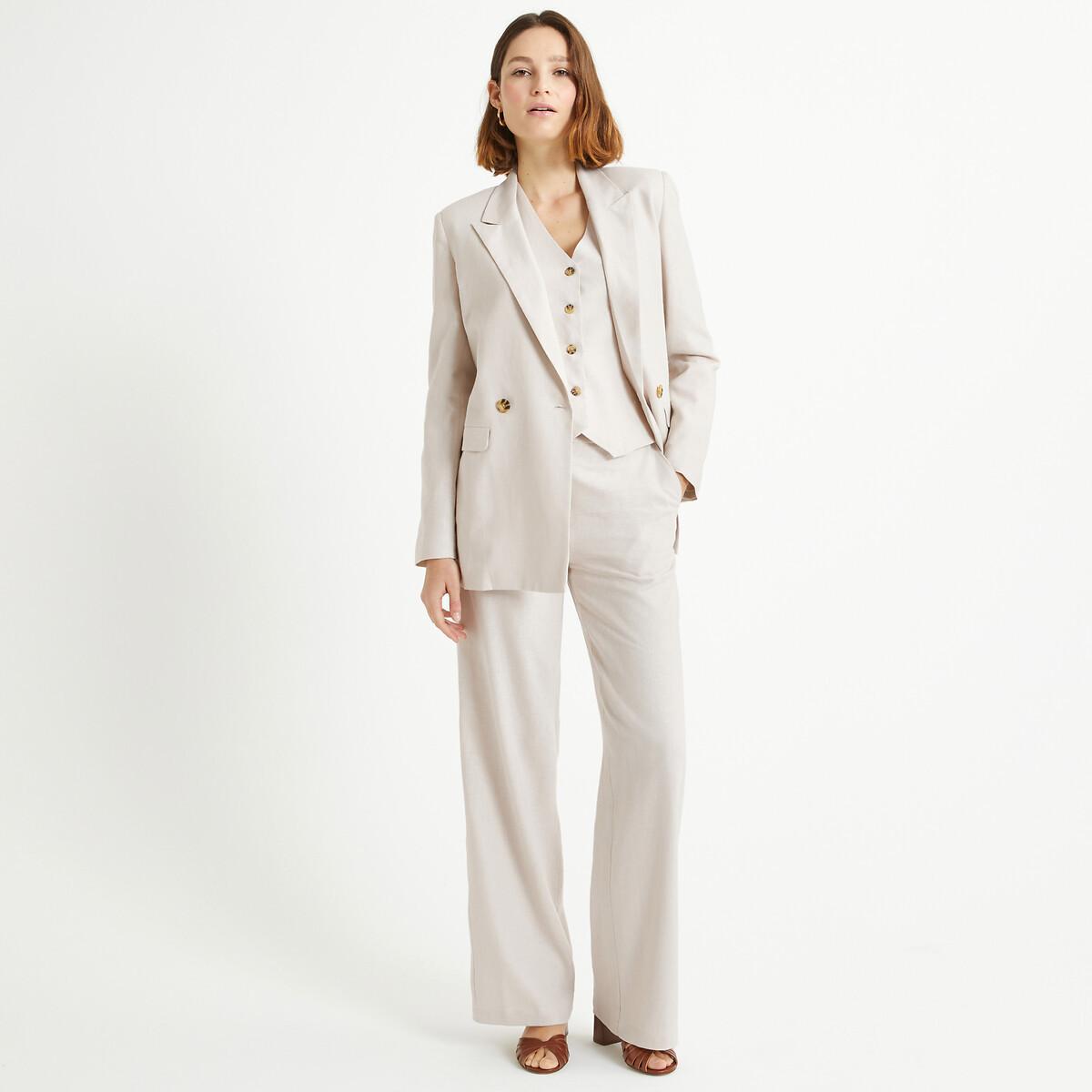 La Redoute Collections Gilet senza maniche abbottonato  