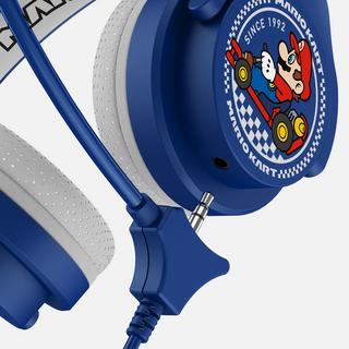 OTL  OTL Technologies Super Mario Nintendo Mariokart Casque Avec fil Arceau Jouer Bleu, Blanc 