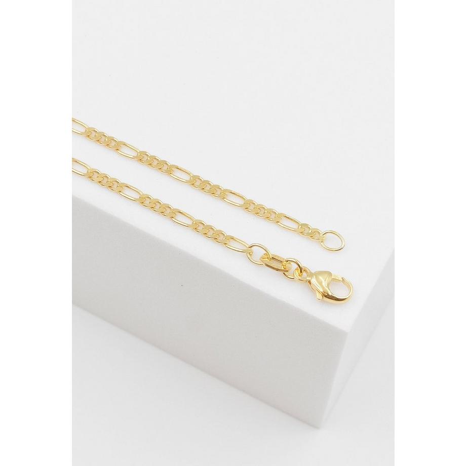 MUAU Schmuck  Collier Figaro Gelbgold 750, 2.3mm, 45cm 