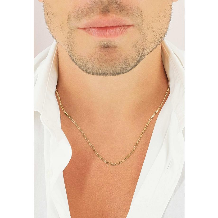 MUAU Schmuck  Collier Figaro Gelbgold 750, 2.3mm, 45cm 