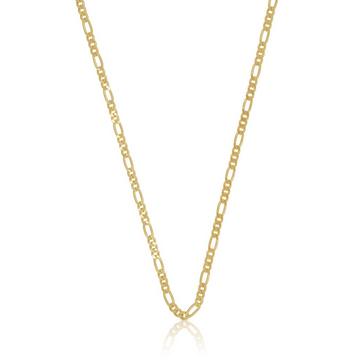 Collier figaro or jaune 750, 2.3mm, 45cm