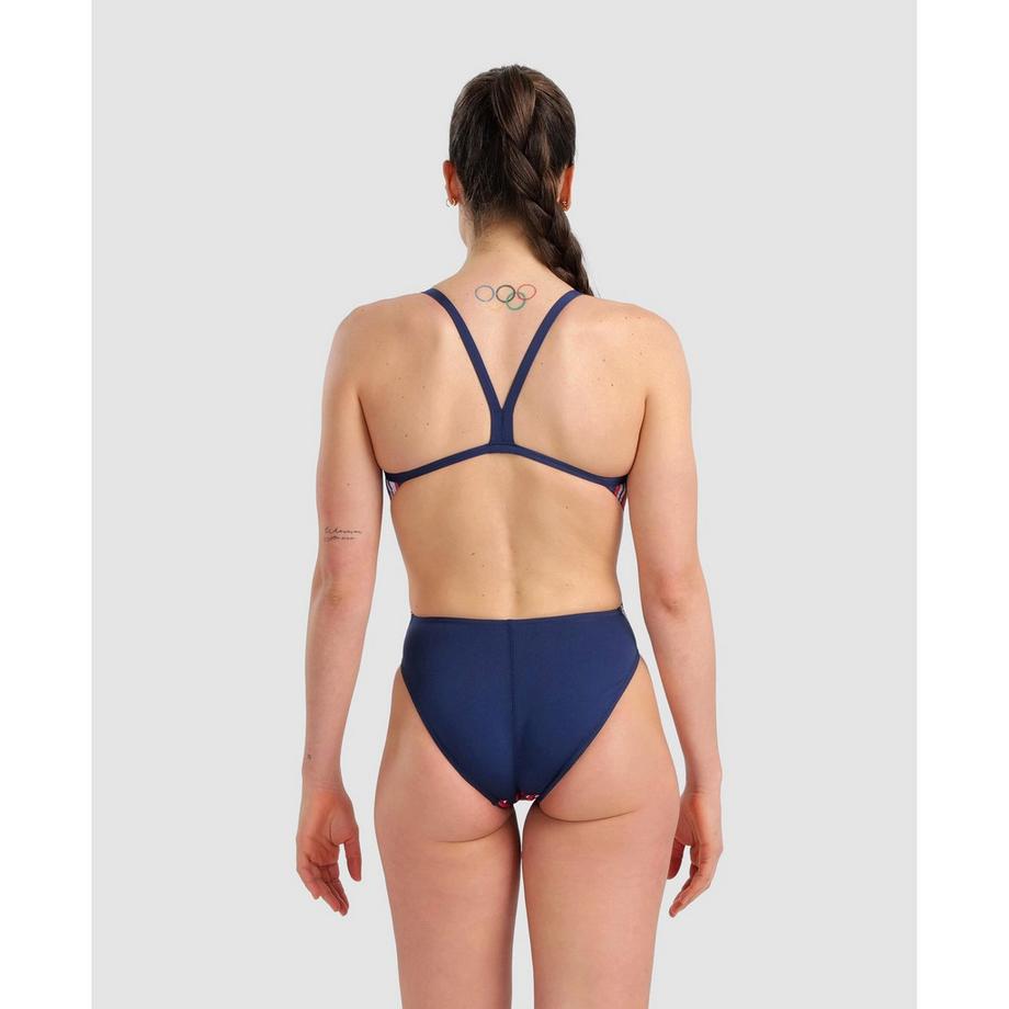 arena Marbled Einteiler Badeanzug  