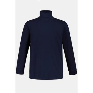 JP1880  Maglia basic di jersey con maniche lunghe e collo da risvoltare 