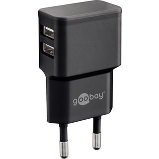 Goobay  44951 chargeur d'appareils mobiles Téléphone portable, Smartphone Noir Secteur Intérieure 