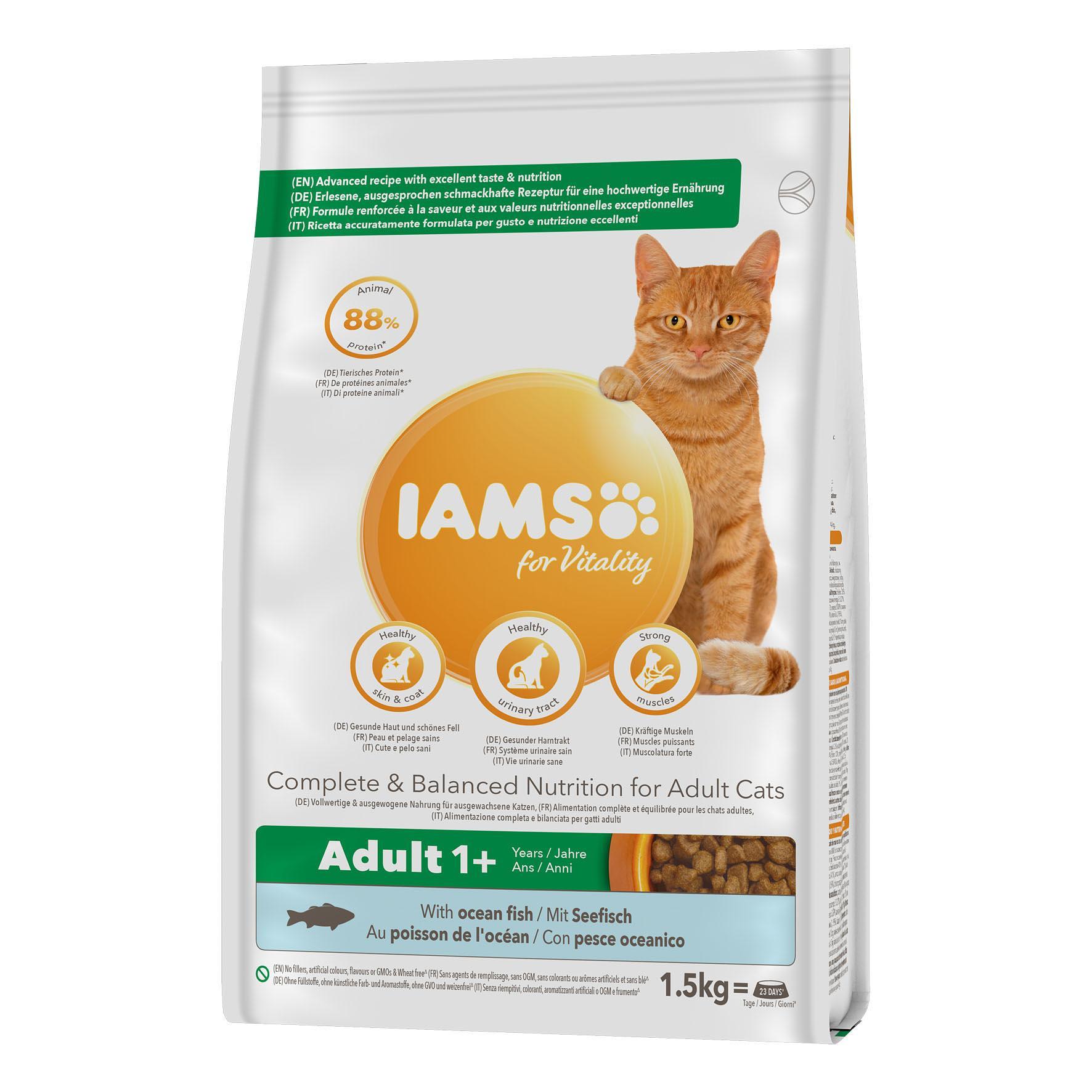 IAMS  Adult Ocean Fish, 1,5kg 