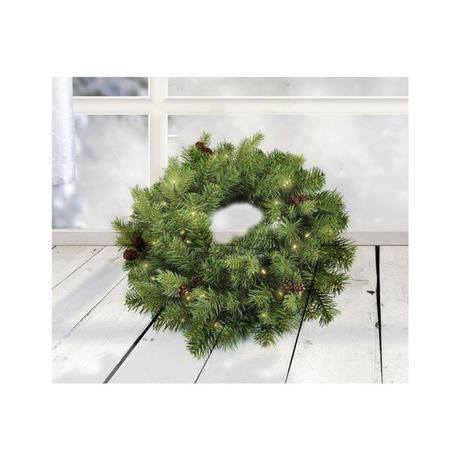 Dameco Weihnachtskranz 40 LED  