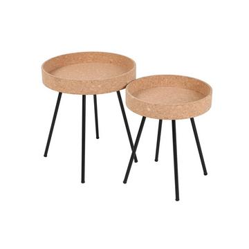 Table d'appoint liège 45 (lot de 2)