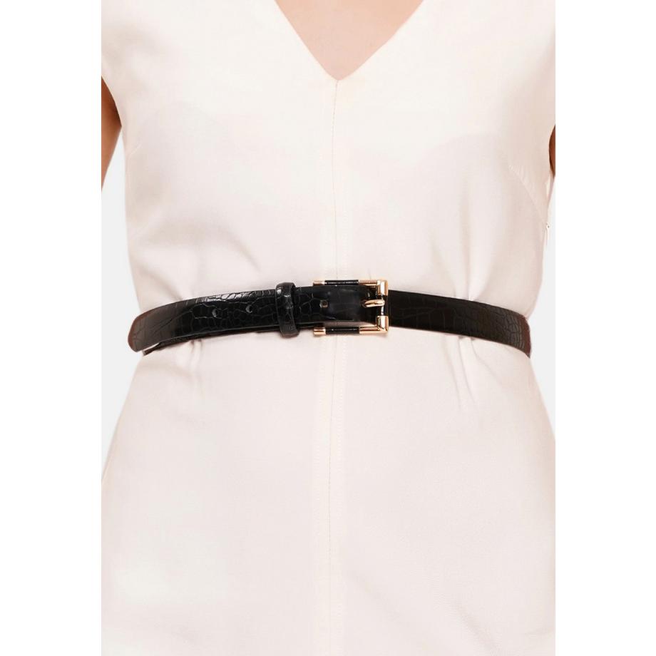 AVANT-GARDE PARIS  Ceinture imprimé serpent exotique 