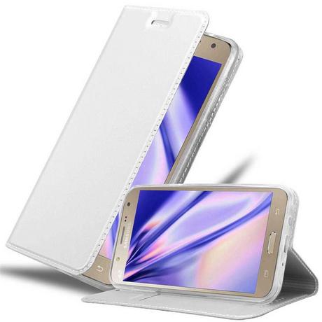 Cadorabo  Housse compatible avec Samsung Galaxy J7 2015 - Coque de protection avec fermeture magnétique, fonction de support et compartiment pour carte 