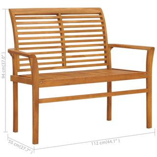 VidaXL Gartenbank teak  