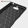 Cover-Discount  Sony Xperia 10 Plus- Etui En Caoutchouc Silicone Mã©Tal Look Carbone 