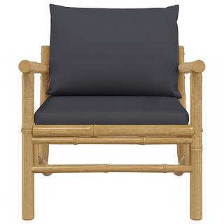 VidaXL Chaise de jardin bambou  