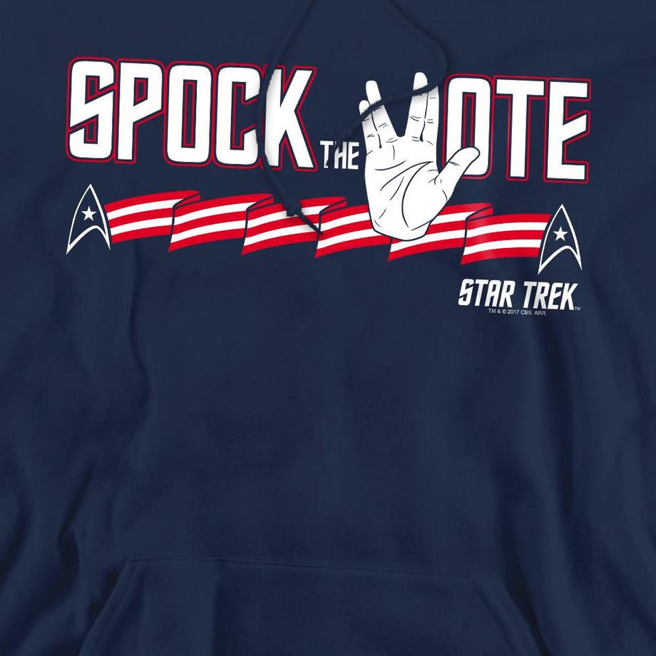 Star Trek Spock the Vote Felpa con cappuccio  