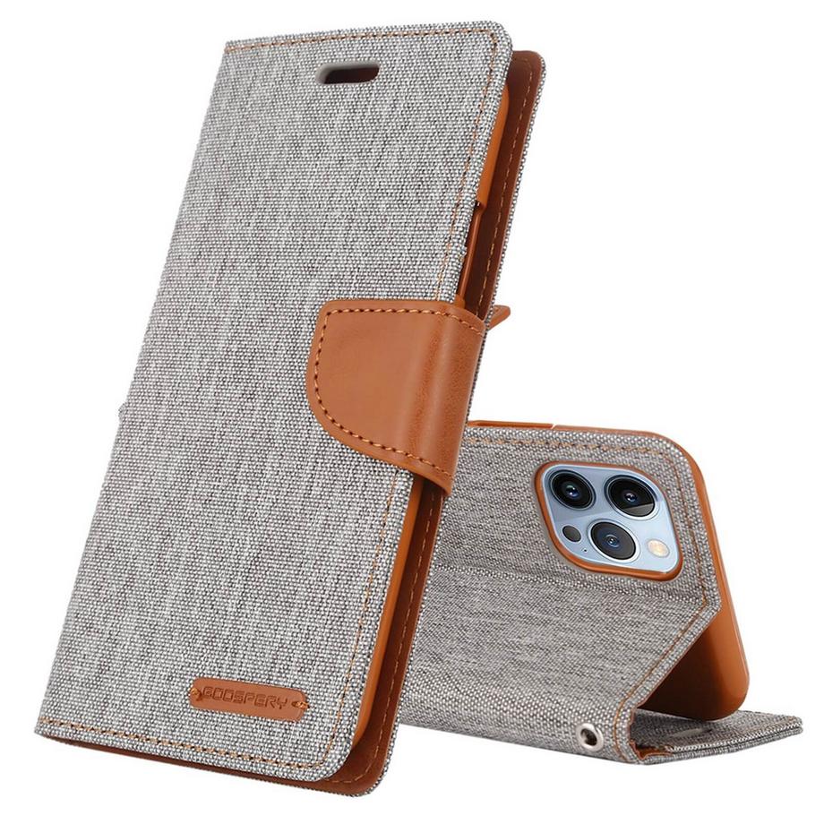 Mercury  iPhone 14 Pro - Mercury Canvas Stoff Etui 