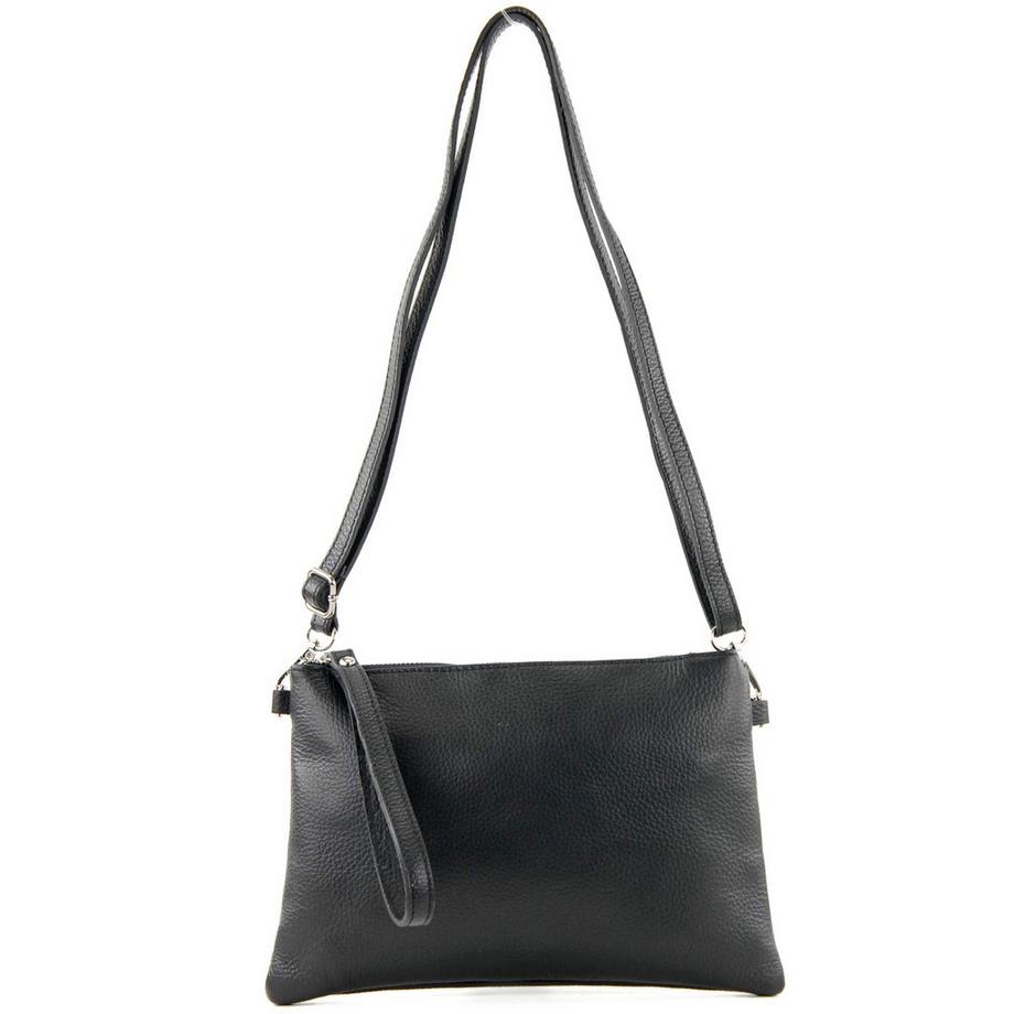 Clutch Umhängetasche Leder medium