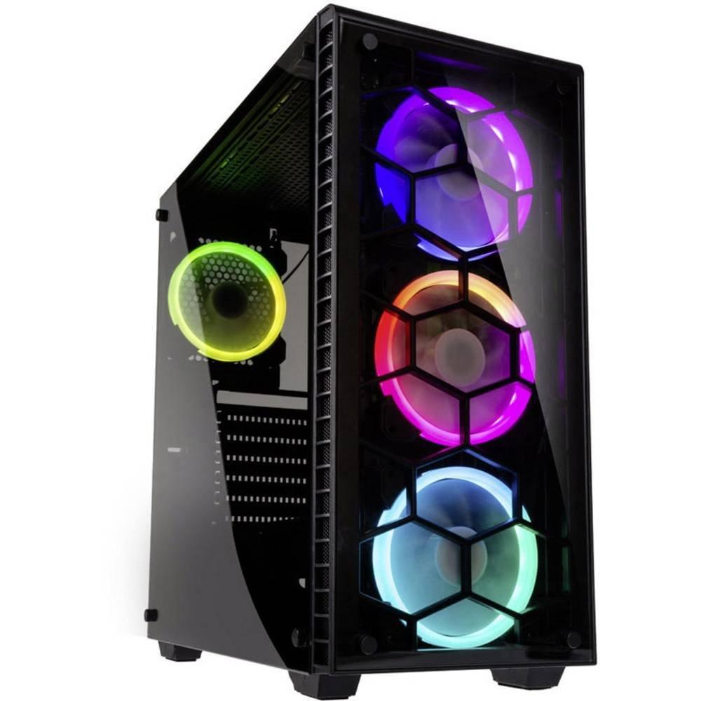 Kolink  Enceinte midi PC en verre trempé observation RGB 