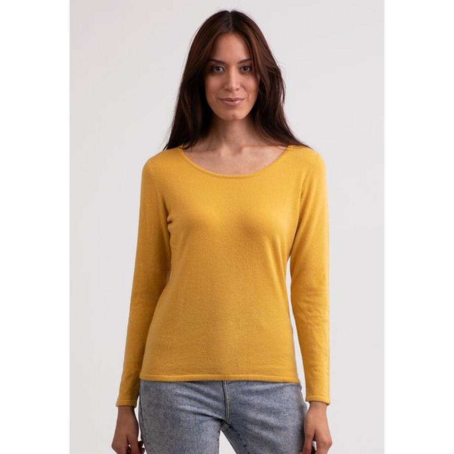 CASH-MERE.CH Pullover Girocollo Cashmere Riciclato  