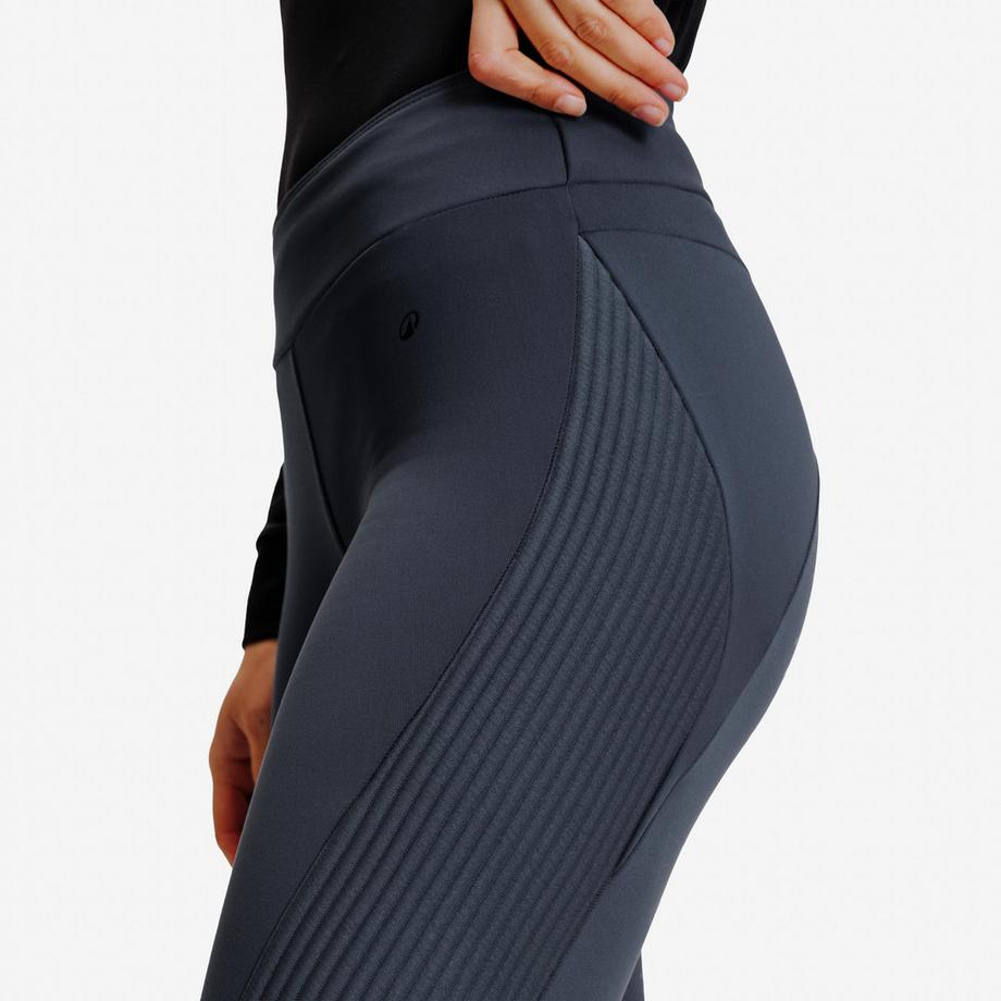 FOUGANZA  Reitleggings warm Winter  Kniebesatz aus Silikon 