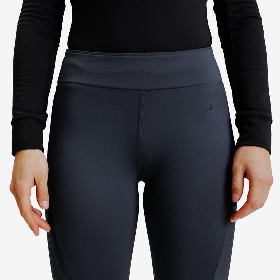 FOUGANZA  Reitleggings warm Winter  Kniebesatz aus Silikon 