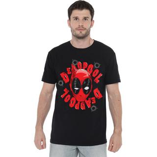 Deadpool Bedrucktes Kurzarm T-Shirt  