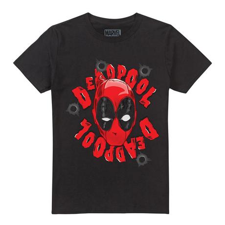 Deadpool Bedrucktes Kurzarm T-Shirt  