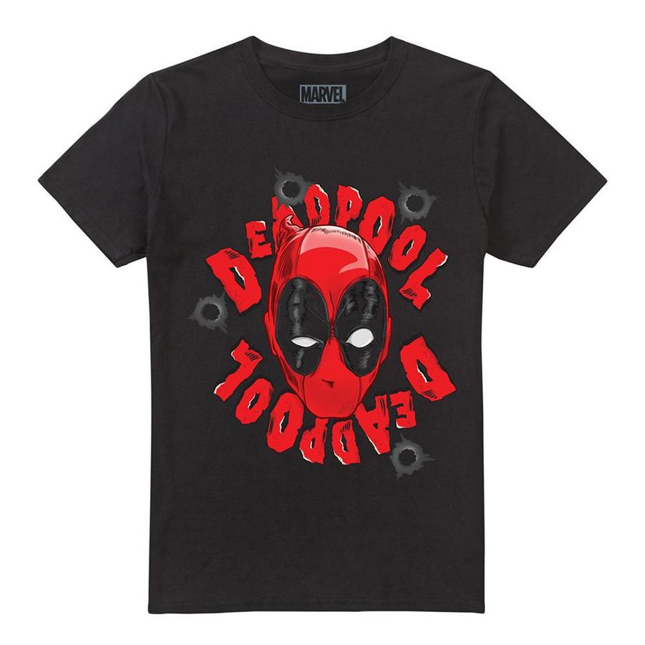 Deadpool T-Shirt Imprimé Manches Courtes  
