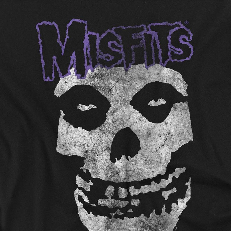 Misfits  Maglietta Logo Teschiocotone 