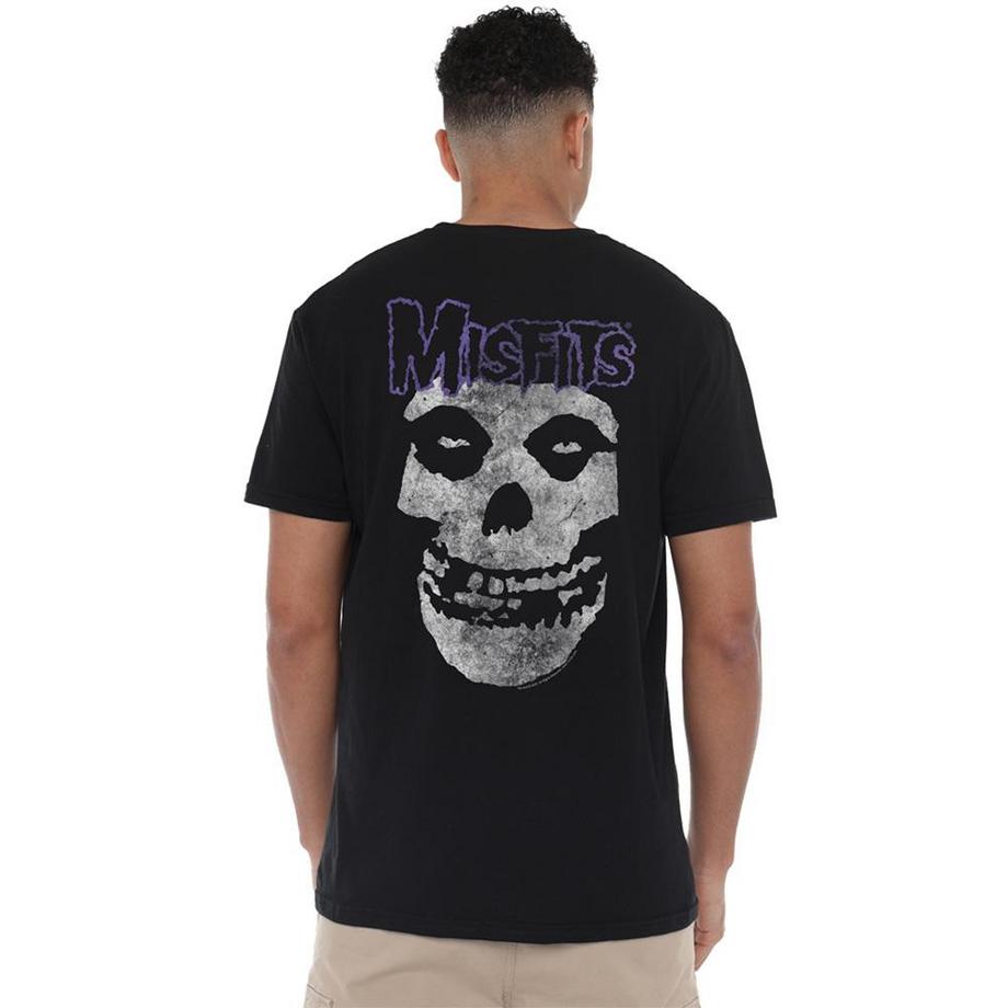Misfits  Maglietta Logo Teschiocotone 