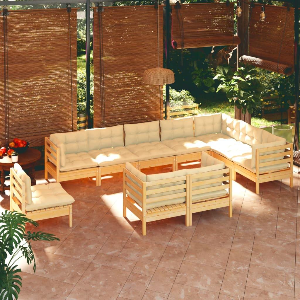 VidaXL Garten-lounge-set kiefernholz  