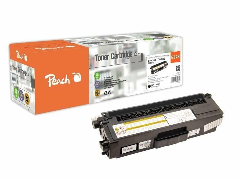 Image of Peach Peach Toner Brother TN-328BK Black, Druckleistung Seiten: 6000 × - ONE SIZE