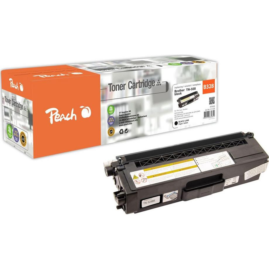 Peach  TONER BROTHER TN-328BK BLACK 