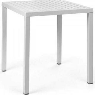 NARDI outdoor Gartentisch stapelbar Cube weiss 70  