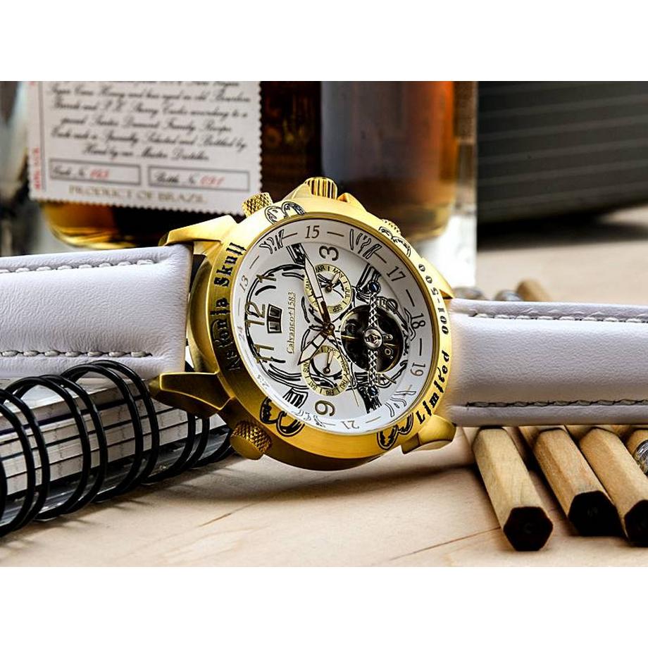 Zeitlos  Astonia Skull White Edition Automatik 