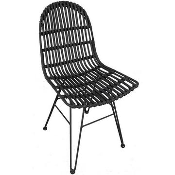 Chaise de salle à manger Paco noire