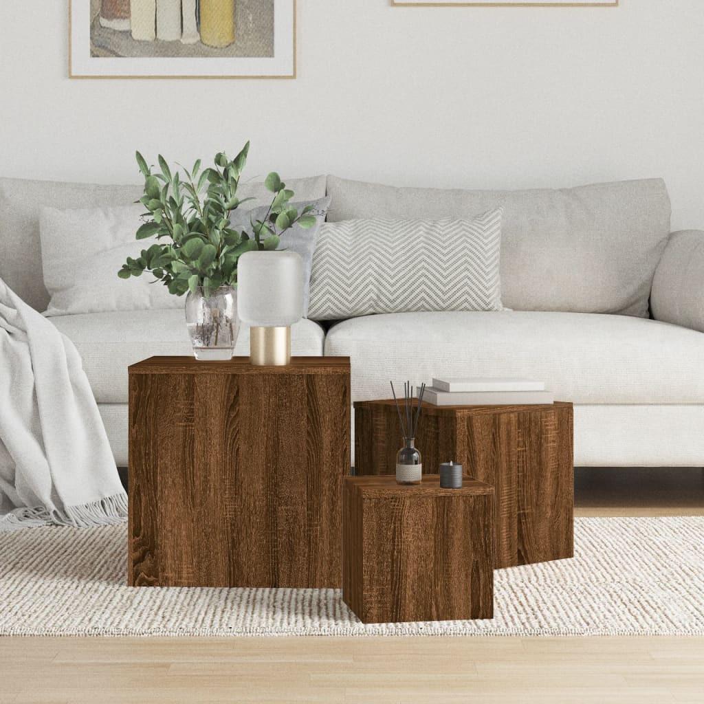 VidaXL Table d'appoint bois d'ingénierie  