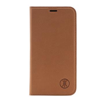 iPhone 12 Pro Max - Jt Berlin Tegel Flip Case Cognac