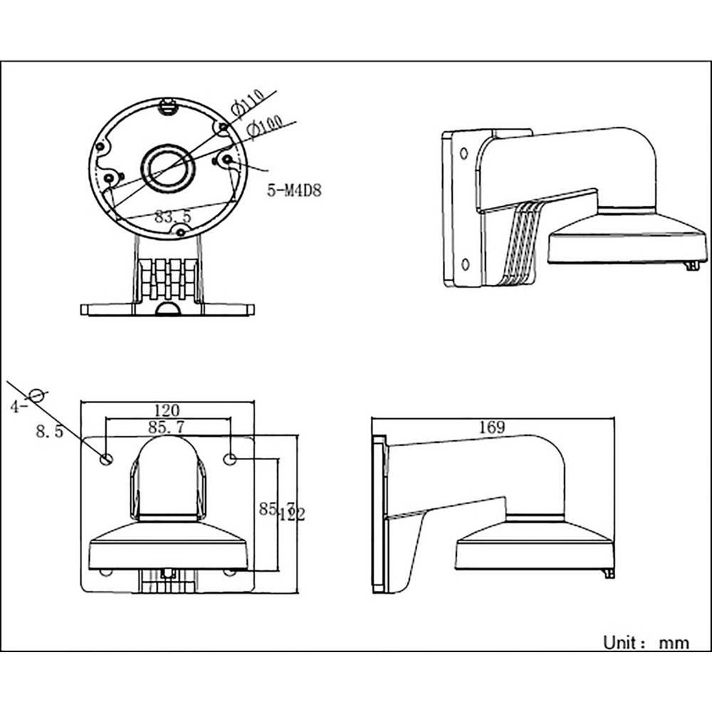 HIKVISION  HIKVISION Wandhalter für diverse -Kameras 