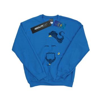 Aladdin Movie Genie Blue Face Sweatshirt