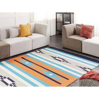 Beliani Tapis en Coton Traditionnel NORATUS  